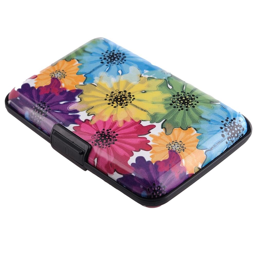 2213 Credit Cards Holder Metal Card Wallet RFID Blocking Mini Slim Aluminum
